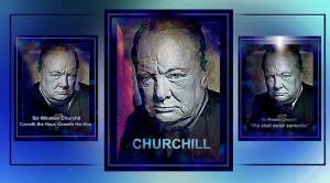 Artist Hartmut Jager Honors Churchill