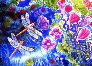 Artist Hartmut Jager Honors Dragonflies... 