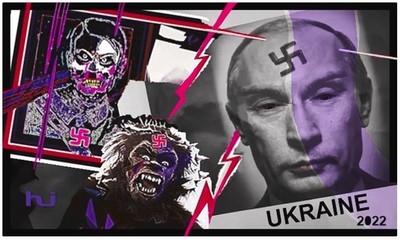 Artist Hartmut Jager Is Appalled By Revolting War Criminal Psychopaths - Like Putin