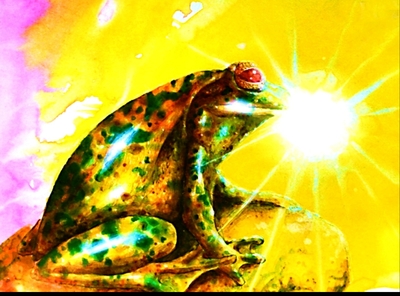 Artist Hartmut Jager Releases His King Frog Painting